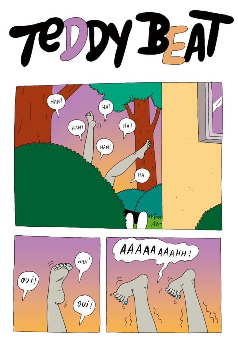 Page 1 de Teddy Beat Sex change, la bande dessinée de Morgan Navarro dans la collection BD-CUL