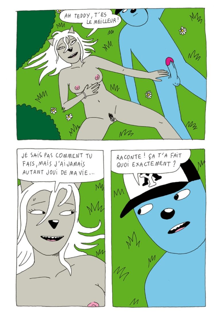 Page 2 de Teddy Beat Sex change, la bande dessinée de Morgan Navarro dans la collection BD-CUL