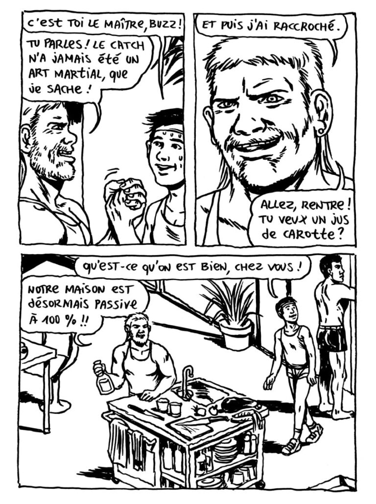 Page 3 de Bite Fighter, la bande dessinée de Olivier Texier dans la collection BD-CUL